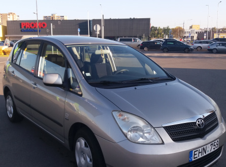 Toyota Corolla Verso 2002 m., Vienatūris