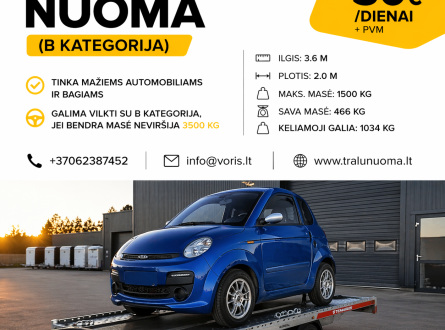 Transporto priemonių nuoma